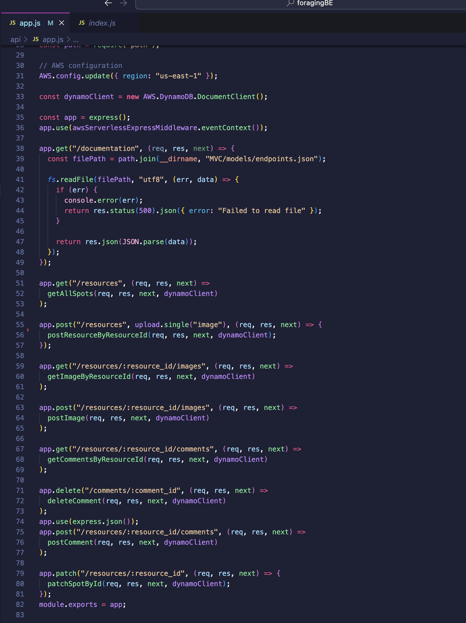 Nourish & Gather API project