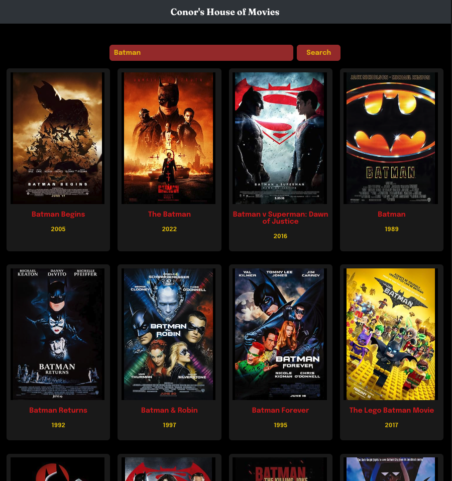 Movie Search project